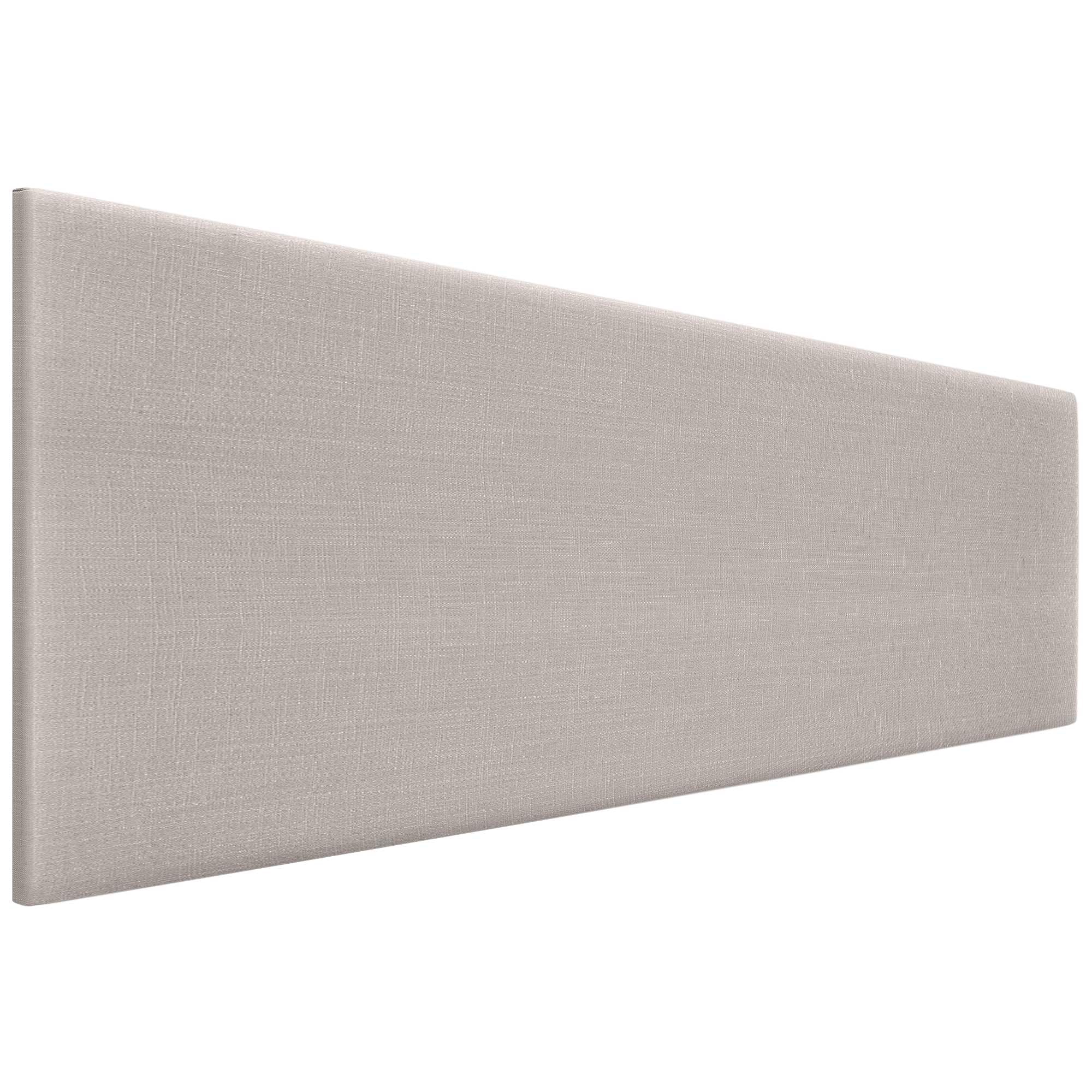 DHOME Cabecero de Lino Natural Liso Cabezal Tapizado Cama Dormitorio Moderno Top Trending (Beige, 145cm (Camas 120/135/140))