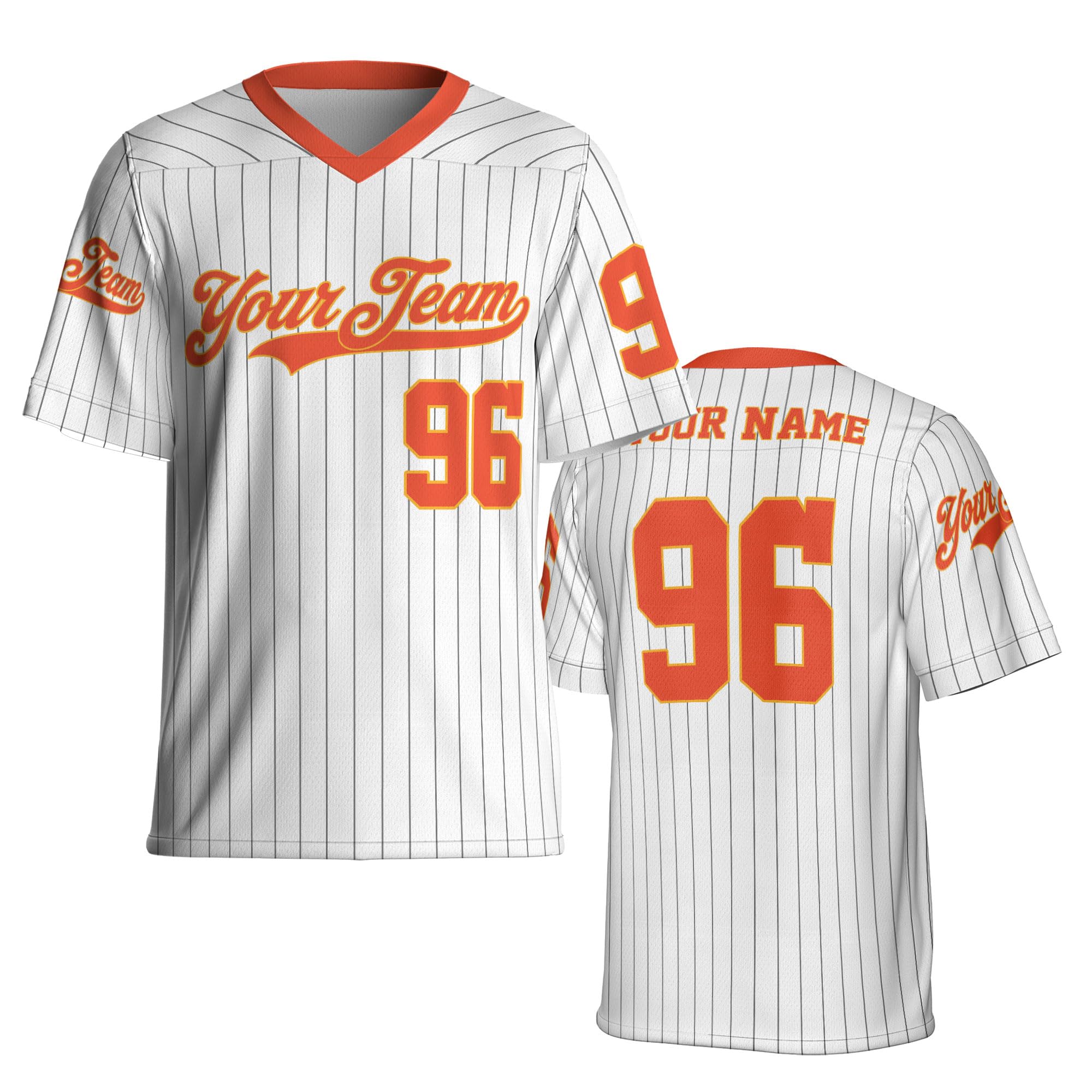 Your Team Custom Jersey for Men Women Football Jersey Personalized Shirts Short Sleeve T Shirt Baseball Jersey A6