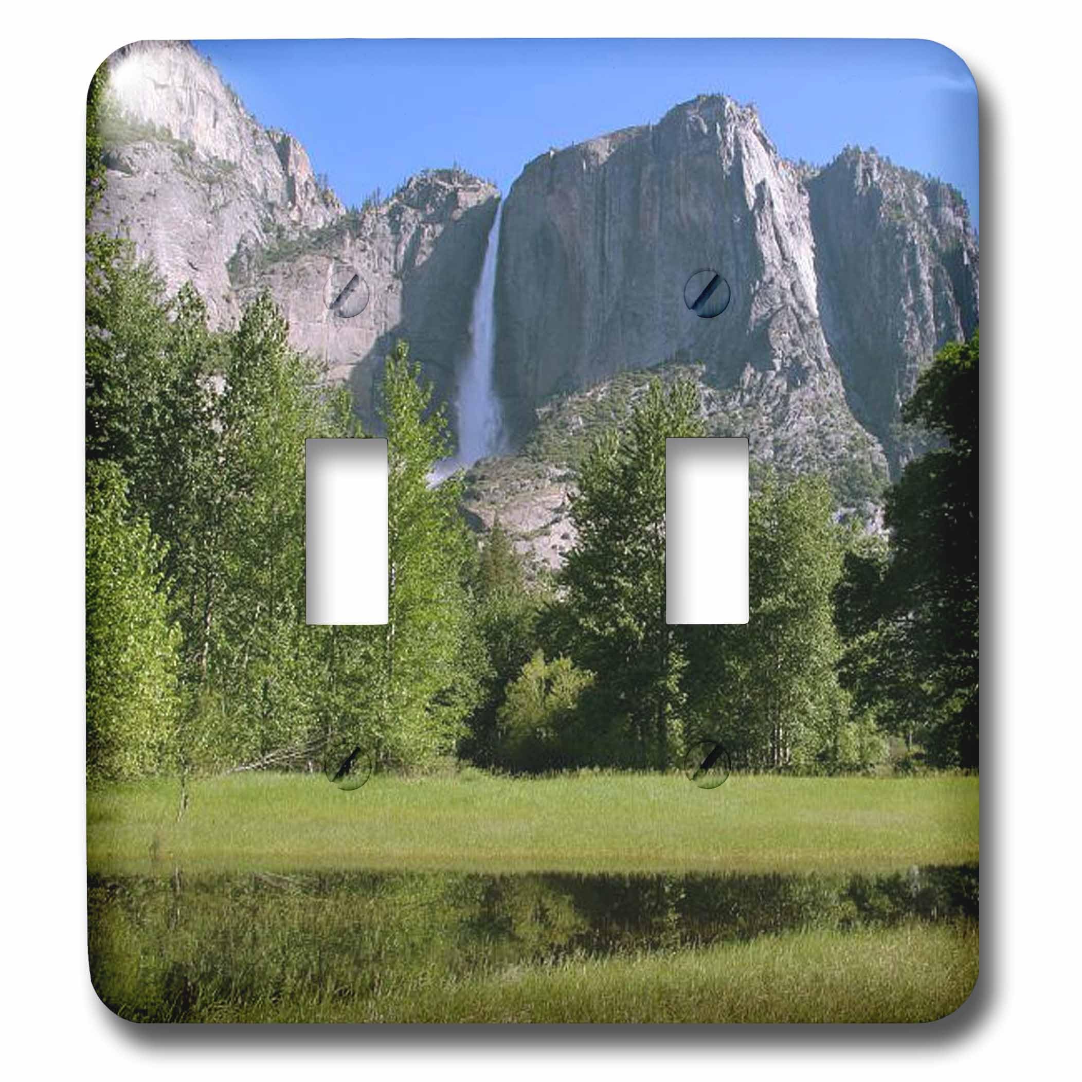 Interrupteur double 3dRose lsp_36434_2 Yosemite, finition d'art mural