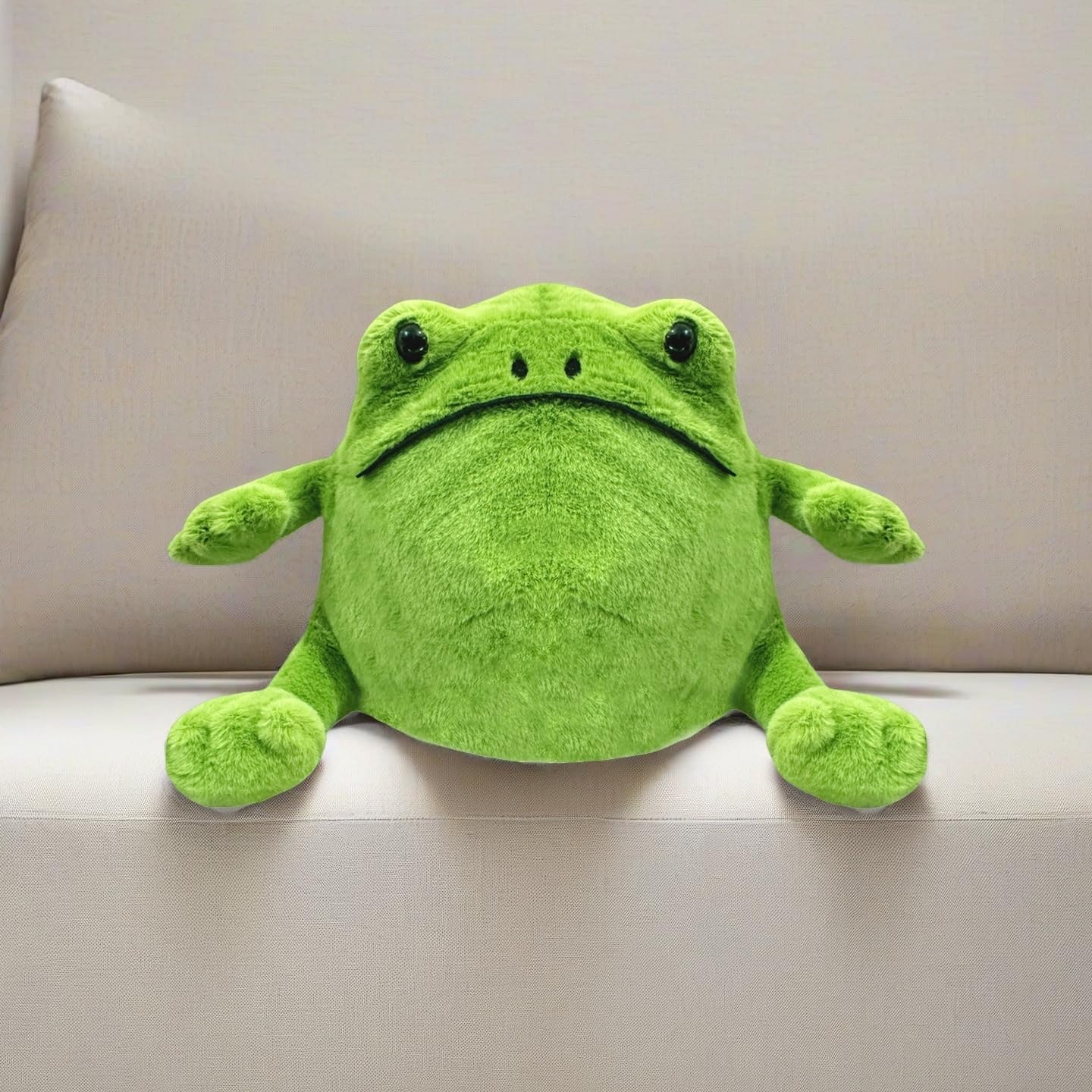 Green Frog Stuffed Animal, Amphibian Plush Toy - Classic Children's Gift (17.8-inch)