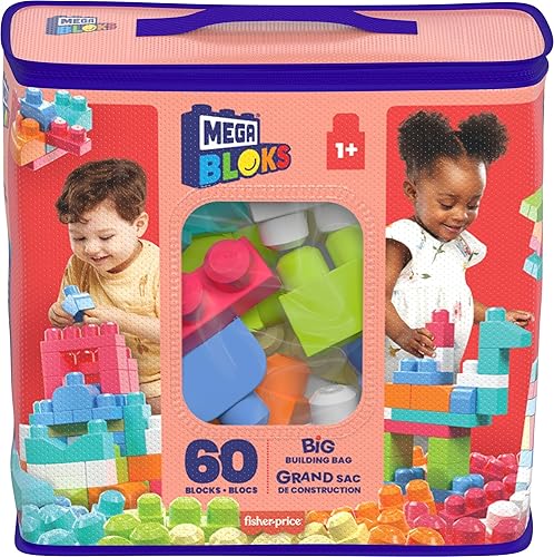 Miniatura 14 de Gran bolsa para construcción First Builders Mega Bloks, Rojo