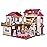 Calico Critters Red Roof Country Home Gift Set, Dollhouse Playset with Figures, Furniture and Accessories