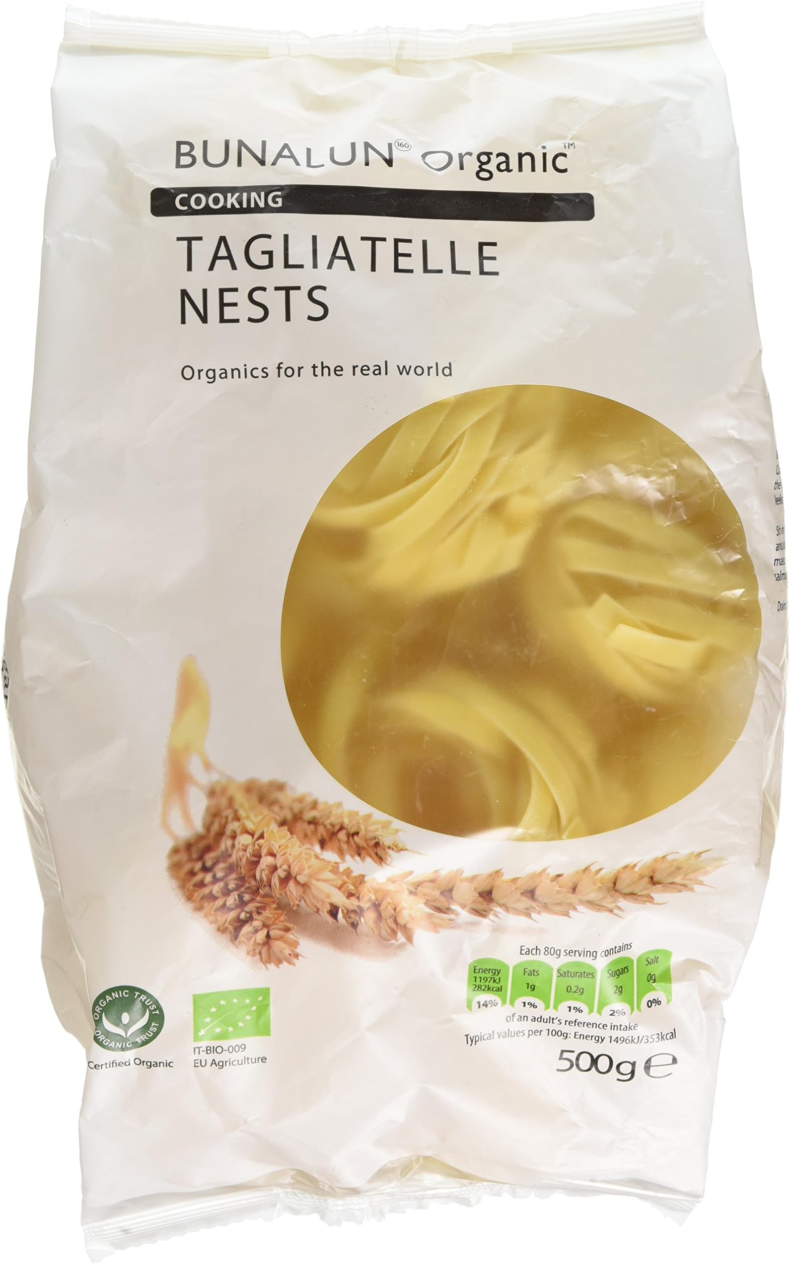 Bunalun Organic Tagliatelle Nests