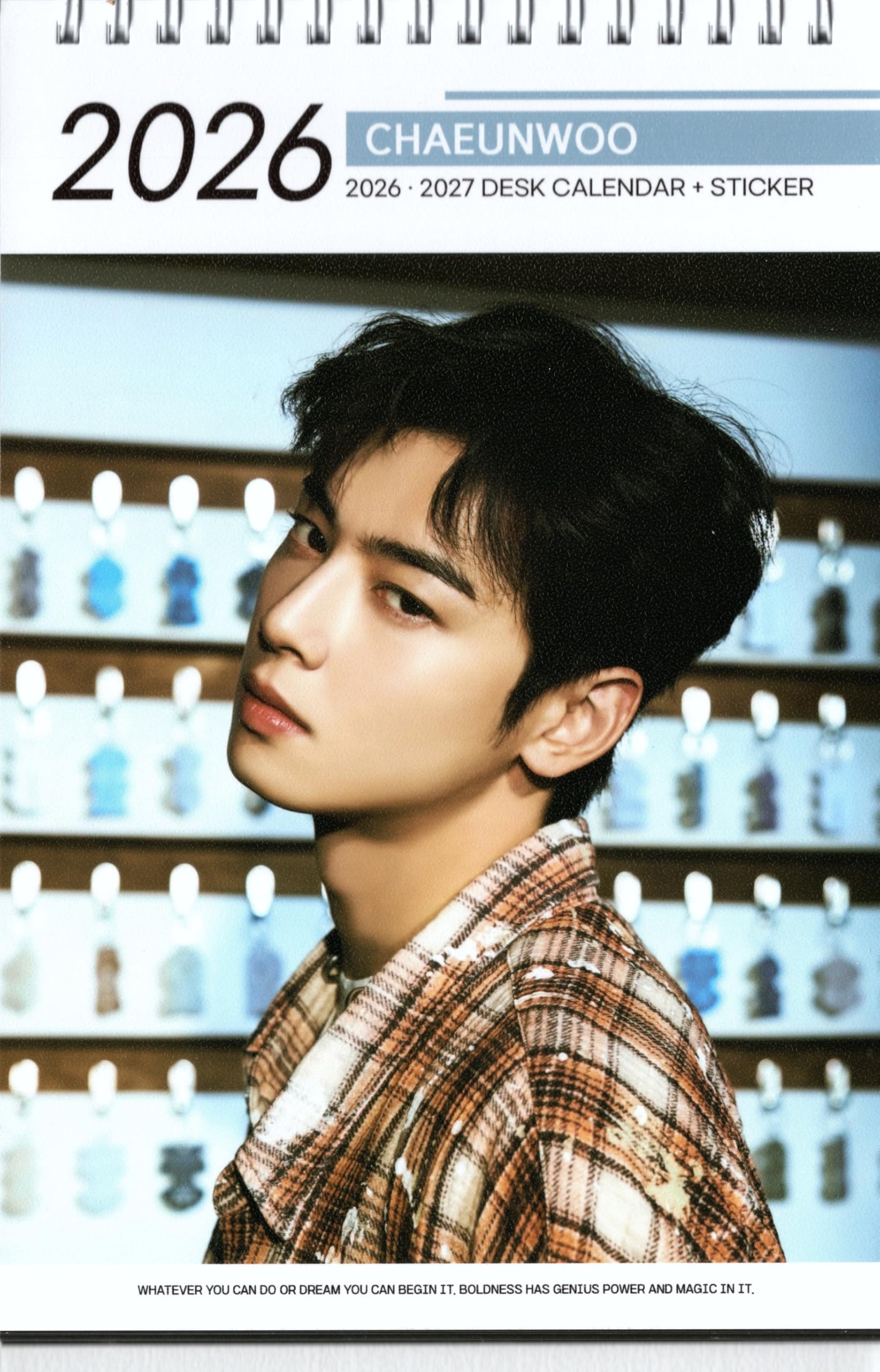 Amazon | チャウヌ グッズ 卓上 カレンダー (写真集) 2026~2027年(2年