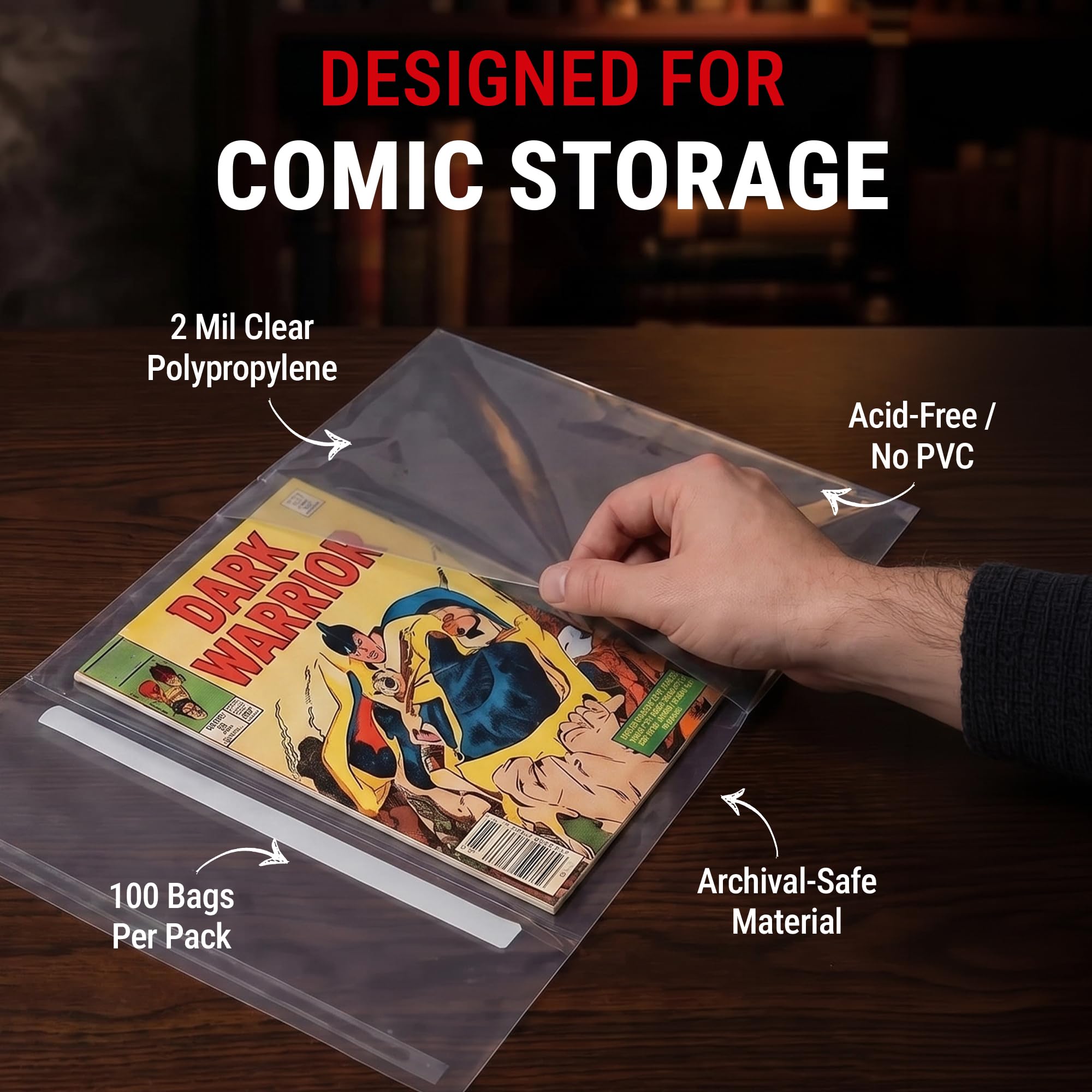 Amazon.com: Ultra Pro Resealable Current Size Comic Bags – 2 Mil