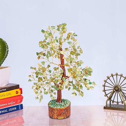 Miniatura 5 de Árbol de dinero de piedra de jade verde  Árbol de la vida  Piedras curativas energéticas  Bonsái de Feng Shui  Curación de cristal de reiki  Buena