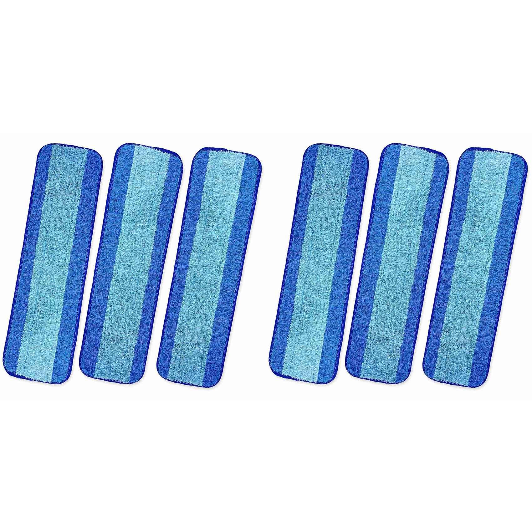 Hndhbfgrt 6X Replacement Mop Pads for Hardwood Mop Floor Cleaner Accessories, Microfiber Reusable Mop Floor Pad