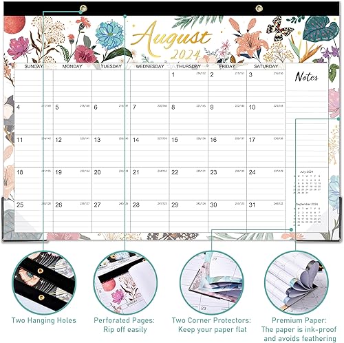 Miniatura 5 de Calendario de escritorio 2024, calendario de escritorio 2024, calendario mensual de escritoriopared 2 en 1, enero de 2024 a diciembre de 2024, 16.8