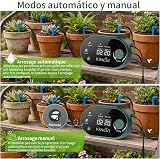 KINEVI Solar Irrigation System, 8W Auto Watering Kit for 30 Pots, 22 Timer Modes with Anti-Siphoning Device, 30m Hose for Garden Indoor Outdoor Plants Lawn Potted Balcony Vegetables shrub - 6