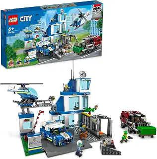 レゴ(LEGO) シティ ポリスステーション 60316 おもちゃ 男の子 女の子 | 玩具 誕生日 プレゼント ブロック 知育 6歳 7歳 8歳 9歳 警察 街並み ジオラマ 子供 668ピース