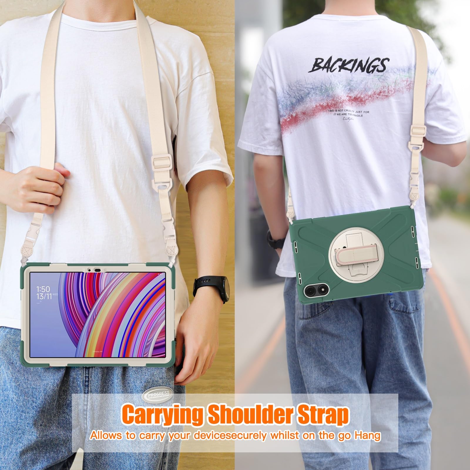 Ochronne etui na tablet Kompatybilny z etui Xiaomi Redmi Pad Pro 12,1"/Poco Pad 12,1", wytrzymałe, odporne na wstrząsy etui chroniące przed upadkiem. Kompatybilny z etui dziecięcym Redmi Pad Pro 12,1"