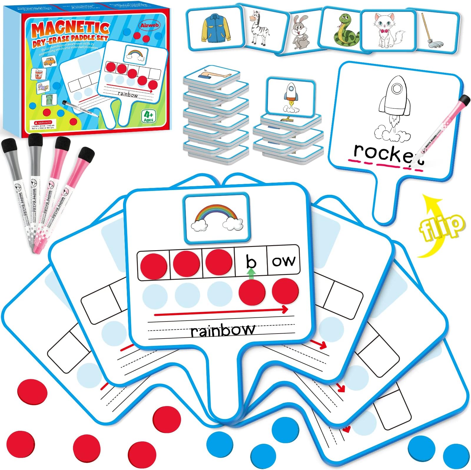Word Mapping Paddles Orthographic Mapping & Science of Reading Manipulatives 6