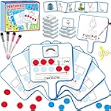 Aizweb Phonemic Awareness,Speech Therapy Magnetic Dry Erase Board Phonics Game, Elkonin Box Preschool Kindergarten Classroom Must Have,Letter Sound Science Reading Manipulative Homeschool Supplies
