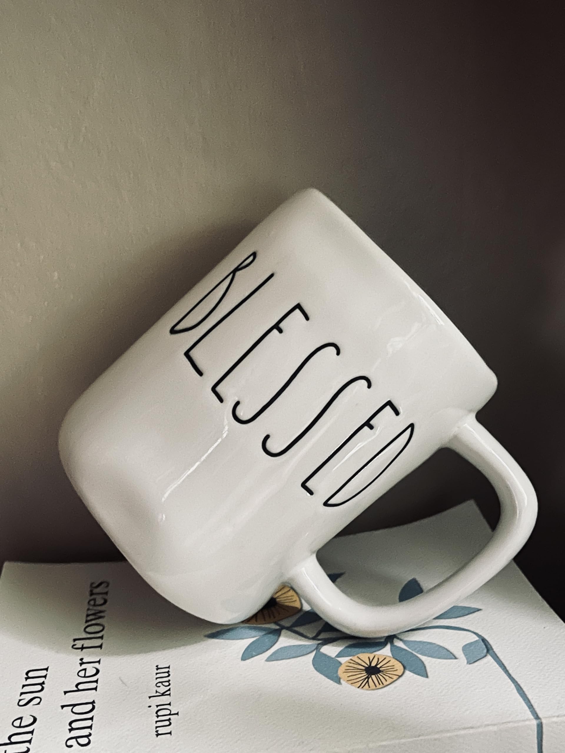 Rae Dunn Tasse à café/thé en céramique Magenta (marié
