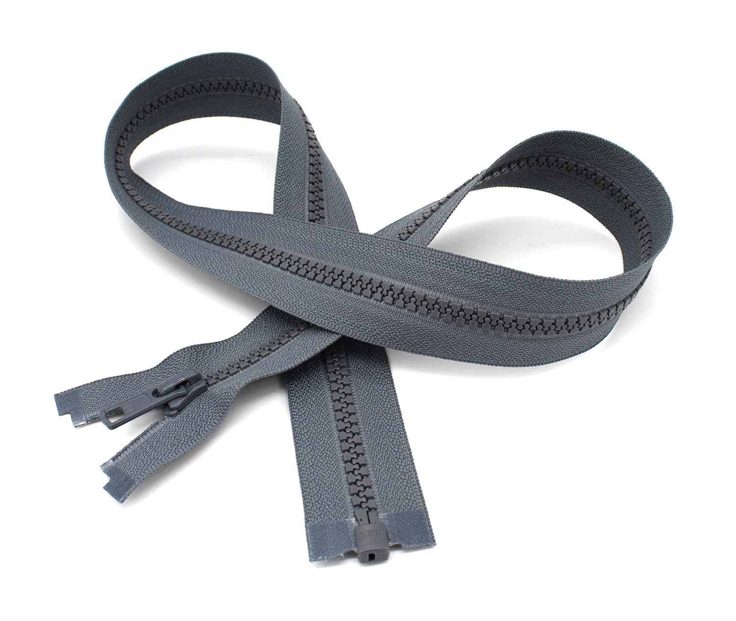 YKK Sport Zipper 17" Vislon Zipper YKK 5 Molded Plastic Sport Zipper