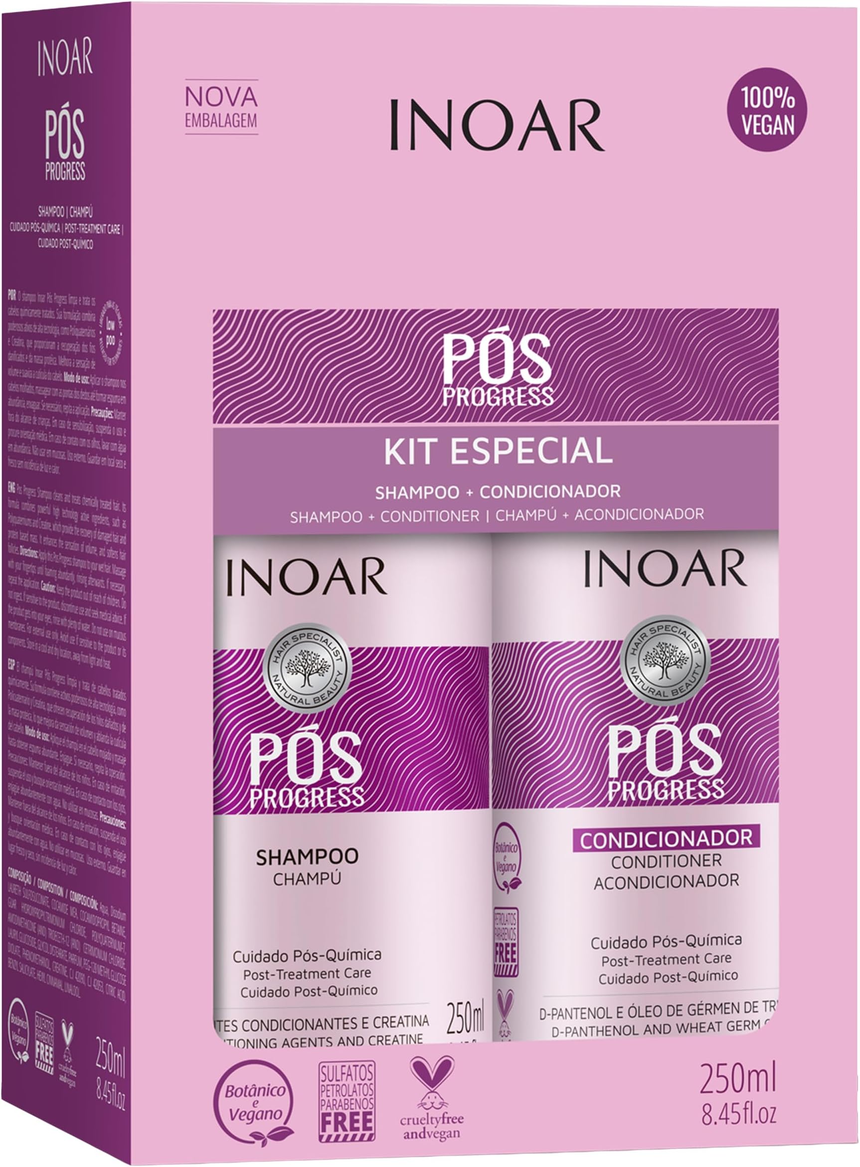 Pós Progress Duo Kit, Shampoo & Conditioner, 8.45 fl.oz. Each