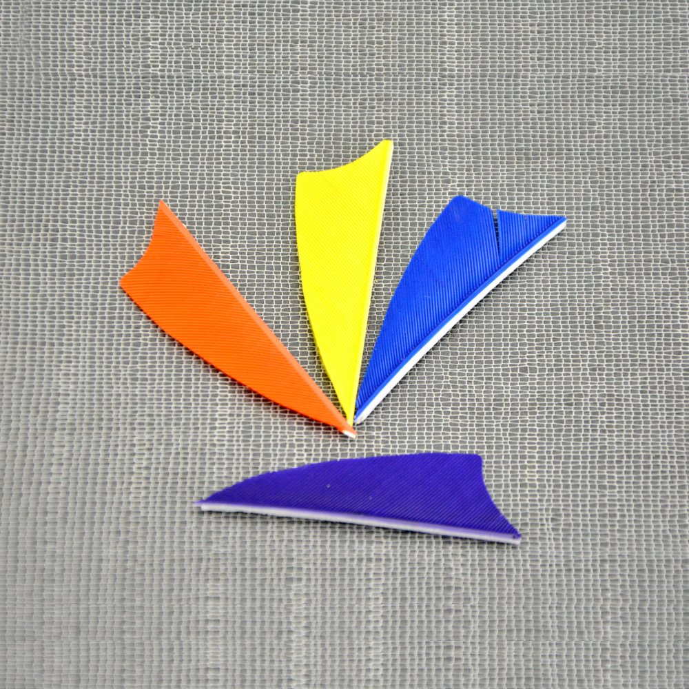 AMEYXGS 50pcs Bogenschießen Truthahn Feder 2" Pfeile Fletches für DIY Pfeilschaft