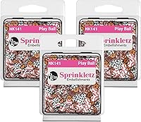 Vista 1 de Buttons Galore Sprinkletz - Piezas de arcilla polimérica para bricolaje, adornos de manualidades, 1.500 onzas, primavera y verano (pelota de juego)