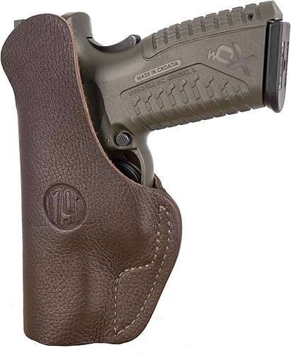 Miniatura 7 de 1791 GUNLEATHER Funda de cuero P320c - Cómoda funda IWB CCW para H&K VP9sk - Funda de cuero para pistola de cuero para diestros También se adapta a