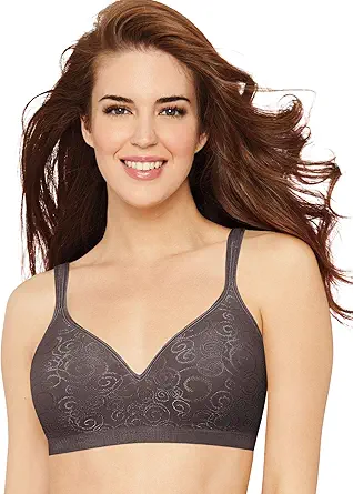 Bali Women's Comfort Revolution Wireless Bra, Full-Coverage Wirefree Bra, Cool Comfort Fabric