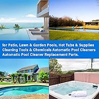 Vista 8 de Piezas de repuesto robóticas automáticas para limpiador de piscinas, ruedas guía paquete de 4 con 2 engranajes de polea 3884997-R6 para Maytronics