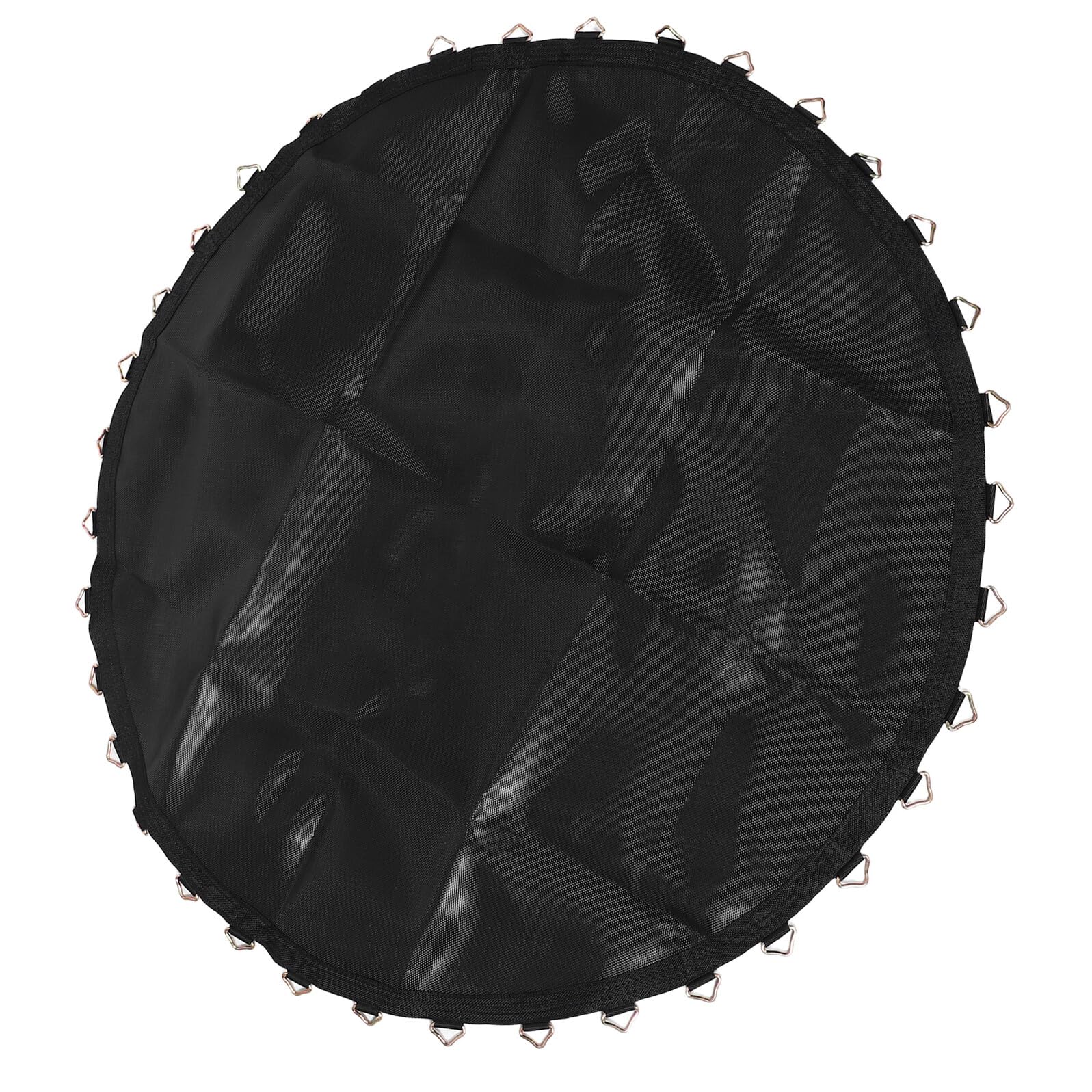 Tappetino rotondo per trampolino da 4,2 m, con 36 ganci a V resistenti, superficie elastica in rete per salto per fitness all'aperto, accessorio di riparazione versatile, sicuro e robusto