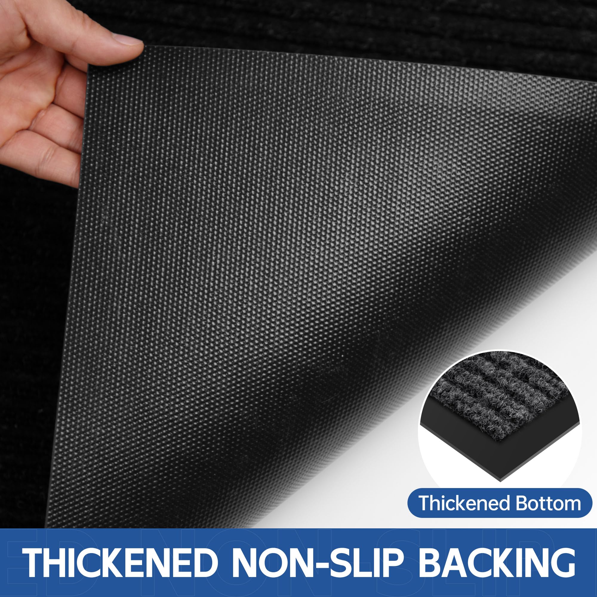 Naturei Entrance Door Mat 4x6ft Heavy Duty Entrance Door Mat Entrance Commercial Doormats Entrance Low Profile Welcome Mats Non Slip Heavy Duty