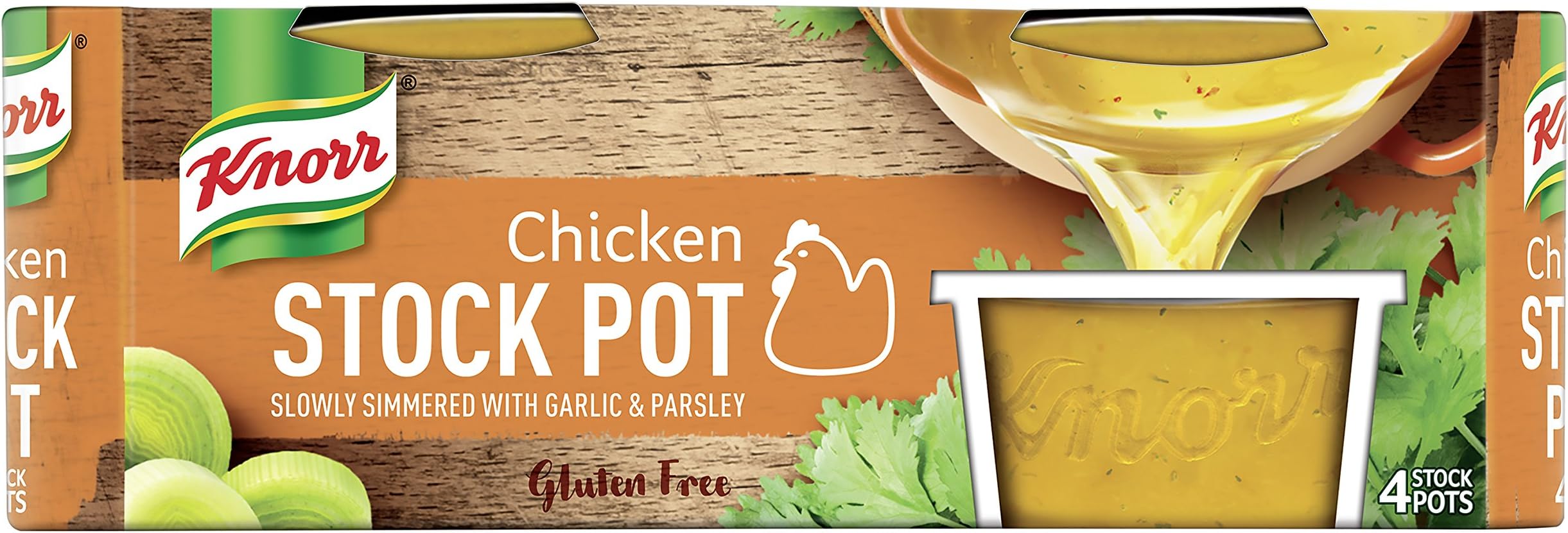 Knorr Homestyle Chicken Stock 4.66 oz 4 ct 2 Pack