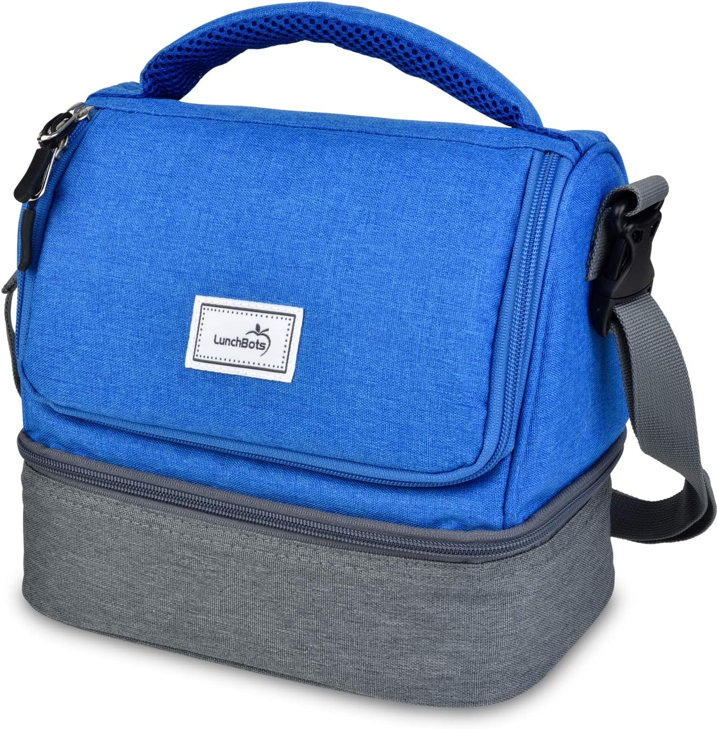 LunchBots Duplex Insulated Lunch Bag Dual Section Design Fits