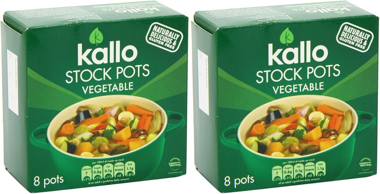 (2 Pack) Kallo Vegetable Stock Pot 224g 2 Pack