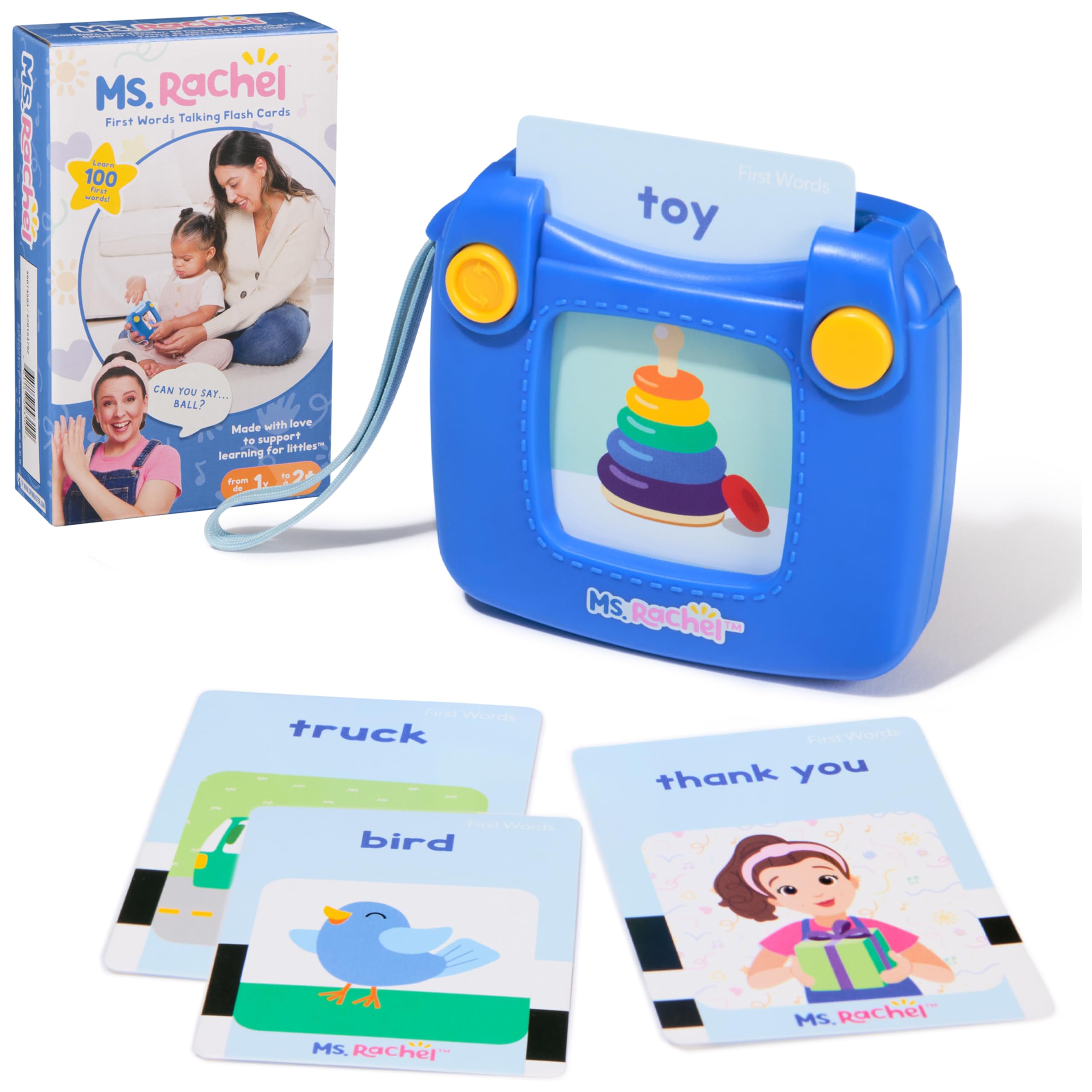 レイチェルページ Ms. Rachel Official First Words Talking Flash Cards with