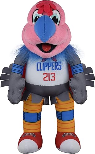 Bleacher Creatures Los Angeles Clippers Chuck The Condor - Figura de felpa de 10 pulgadas, una mascota para jugar o exhibir
