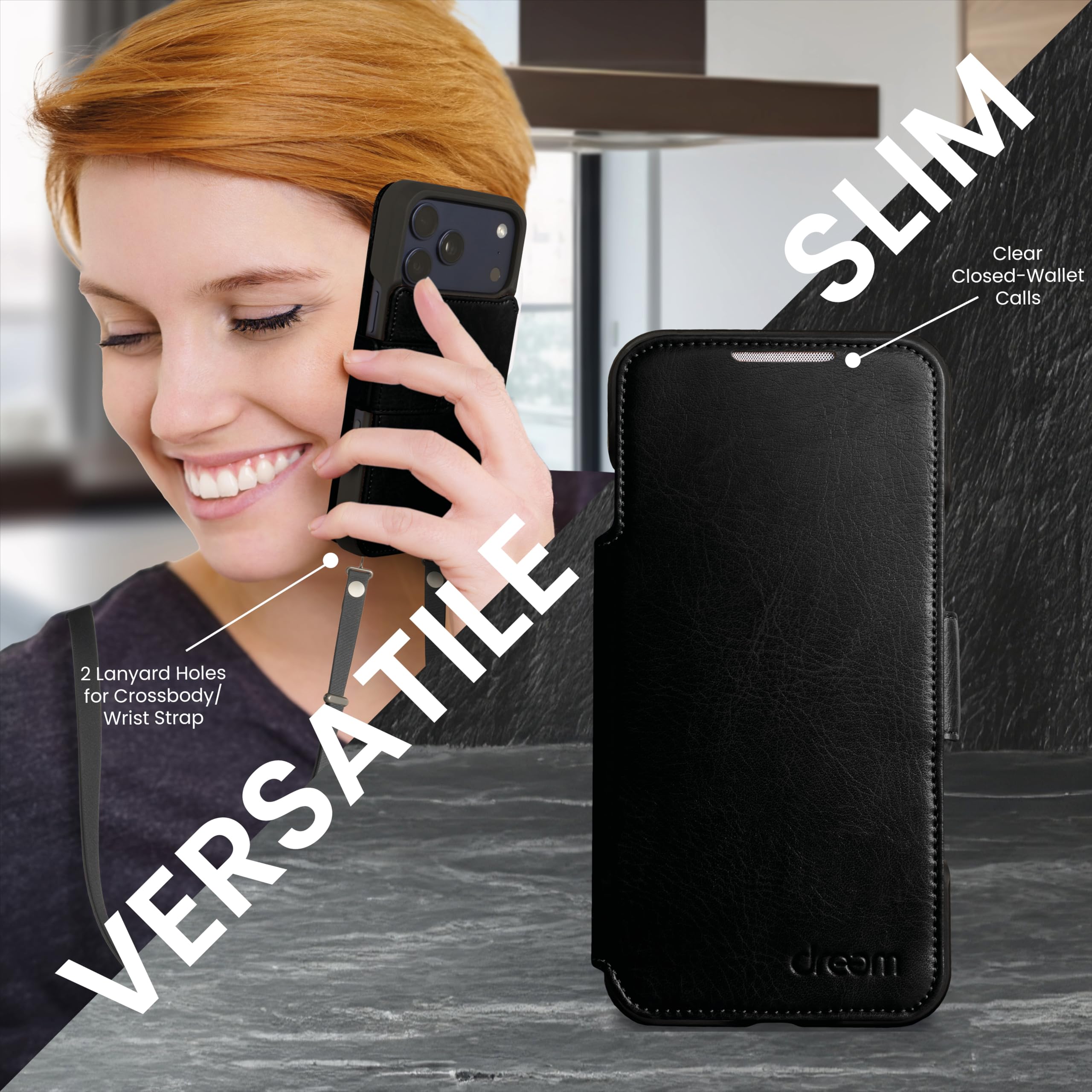 Amazon.co.jp: Dreem iphone 17 pro max ケースウォレット、画期的な