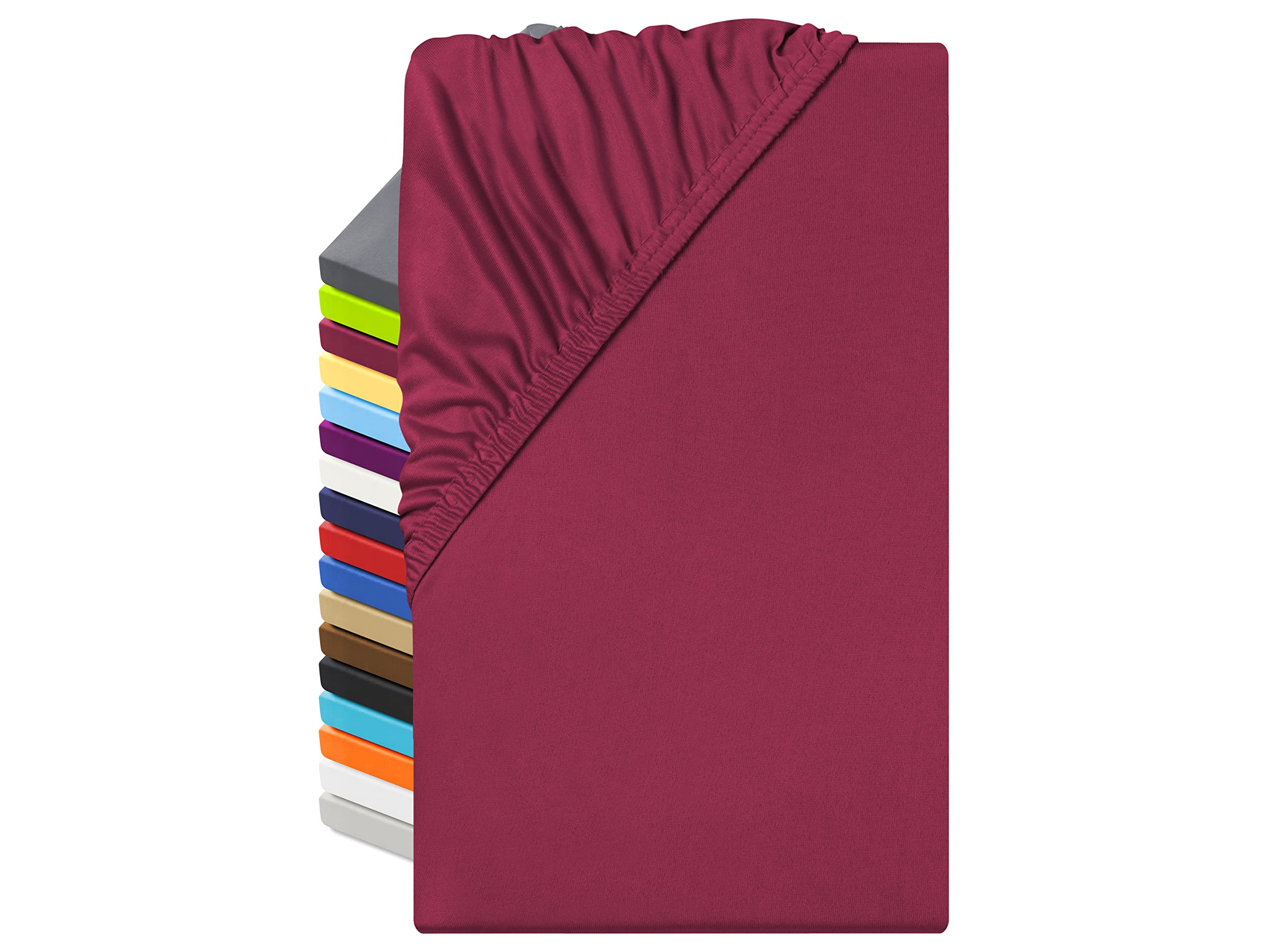 npluseins Microfibre Fitted Sheet, Breathable and Suitable for Allergy Sufferers 1519.2192, Microfibre, 100% polyester