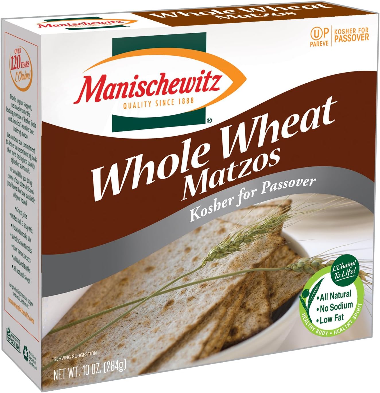 Streit's Matzos Whole Wheat, Delicious Tasting Thin