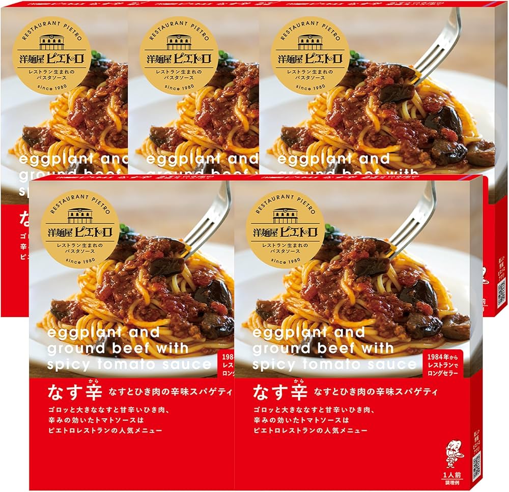 Amazon.co.jp: ピエトロ パスタソース なす辛 なすとひき肉の辛味