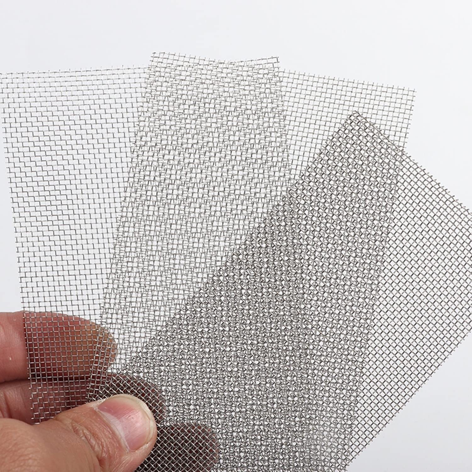 Tissu de Treillis Métallique Maille tissée en acier inoxydable 12 mailles de contrôle des rongeurs maille d'écran dure et résistante à la chaleur filtre à la maison facile à couper ne rouille jamais