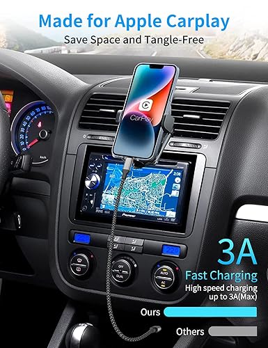 Miniatura 2 de Paquete de 2 cables USB C a Lightning de 2 pies, certificado Apple MFi, cargador USB C para iPhone, carga rápida, cable trenzado de nailon tipo C a