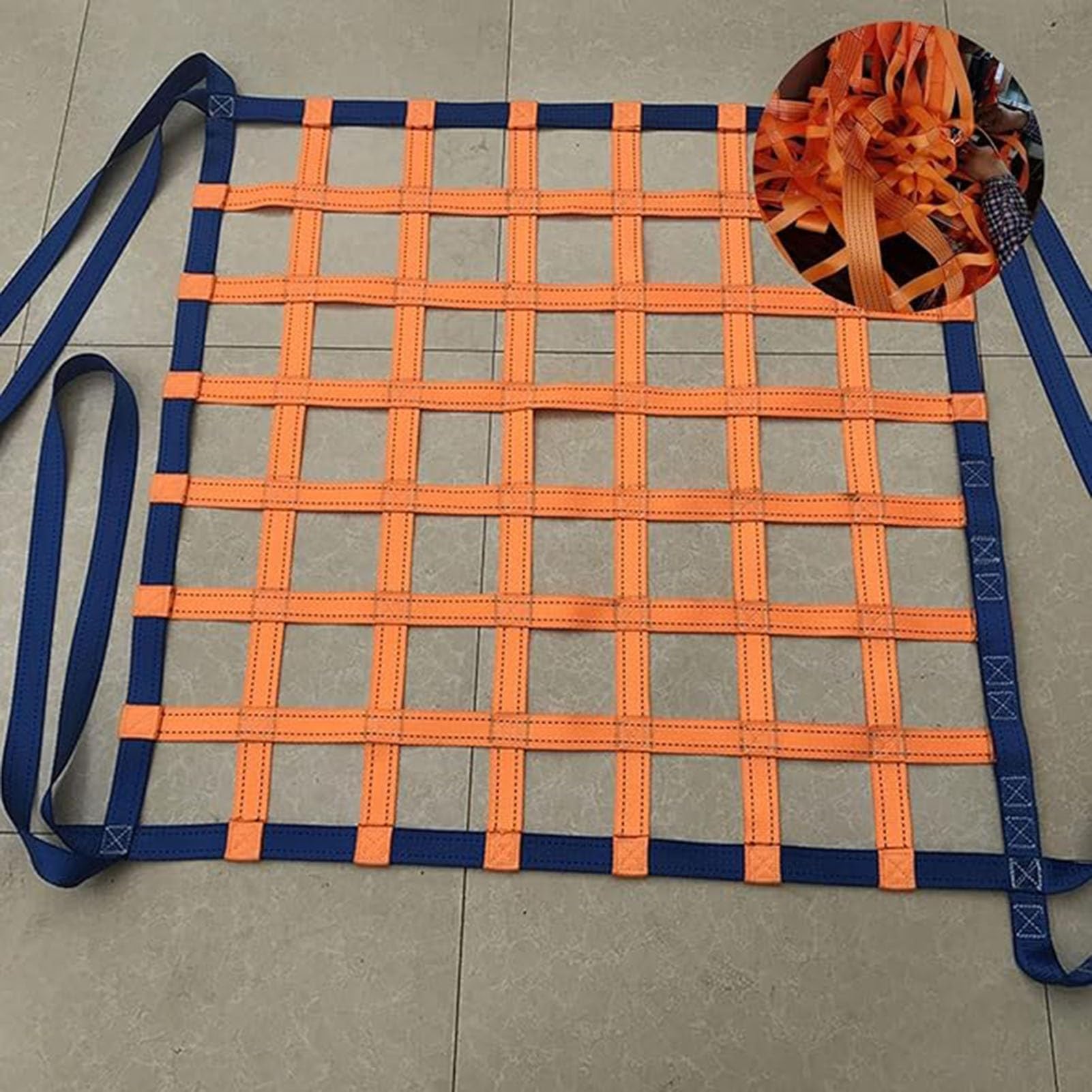 Filet de levage en nylon 3.5t maille 20cm pour la manutention de bagages