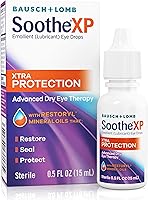 Vista 1 de Gotas oculares Soothe XP para síntomas de ojos secos, gotas lubricantes de protección extra, restaura la humedad, alivia la irritación y protege