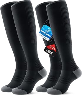 Benirap 15-20 mmHg Breathable Compression Socks for Travel, Athletic & Work