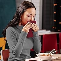 Vista 31 de Utopia Kitchen - Servilletas de tela negras [paquete de 12, 50 x 50 cm], mezcla de algodón absorbente, lavables y reutilizables para cena