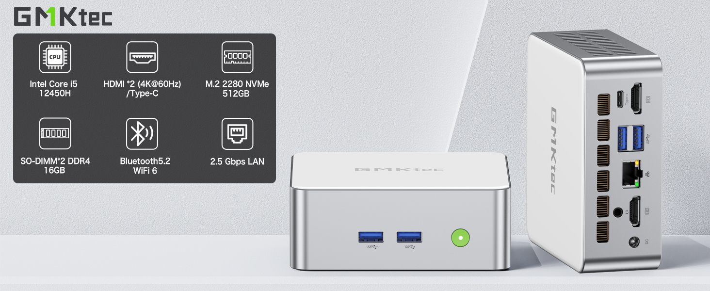 Amazon.co.jp: GMKtec Nucbox M3 Windows 11 Pro ミニPC インテル Core