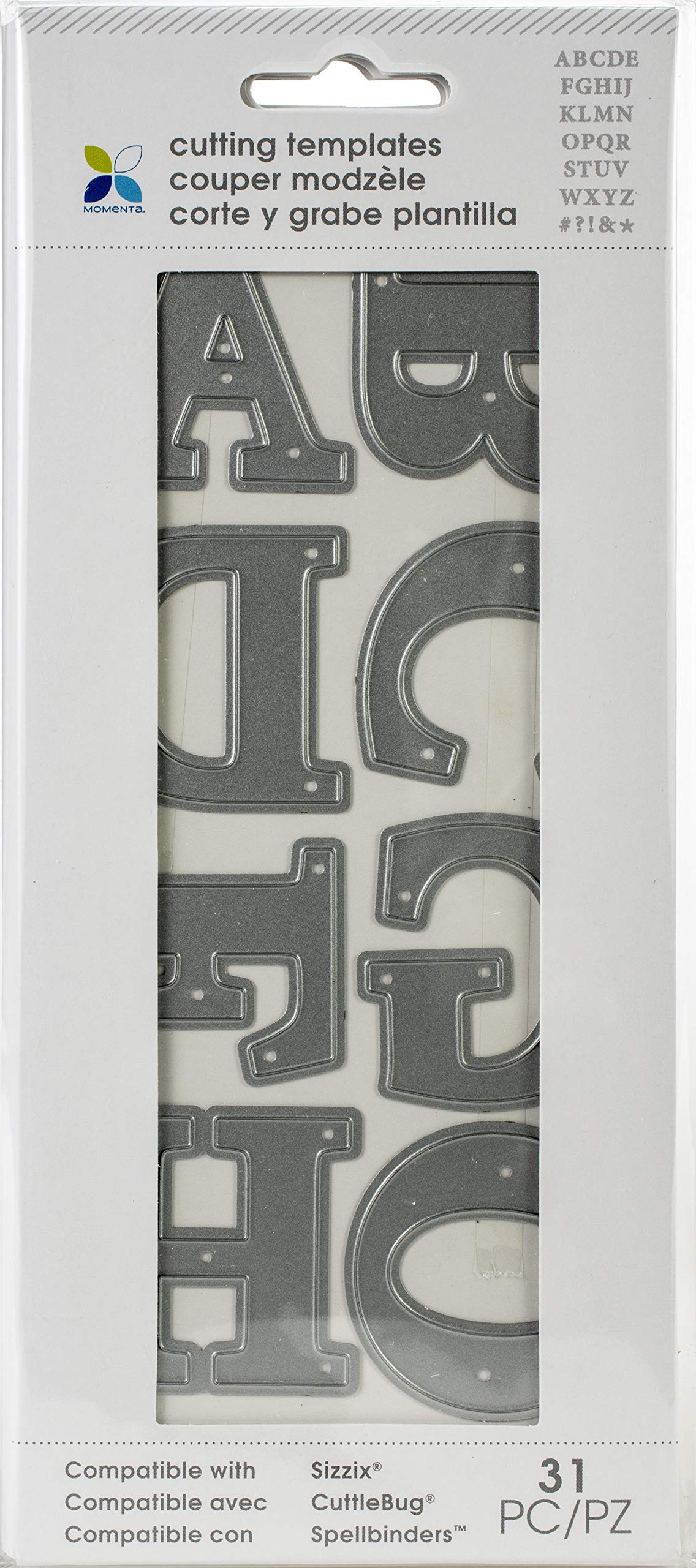 Matrice de découpe série XL MOMENTA gabarit grand format scrapbooking papier