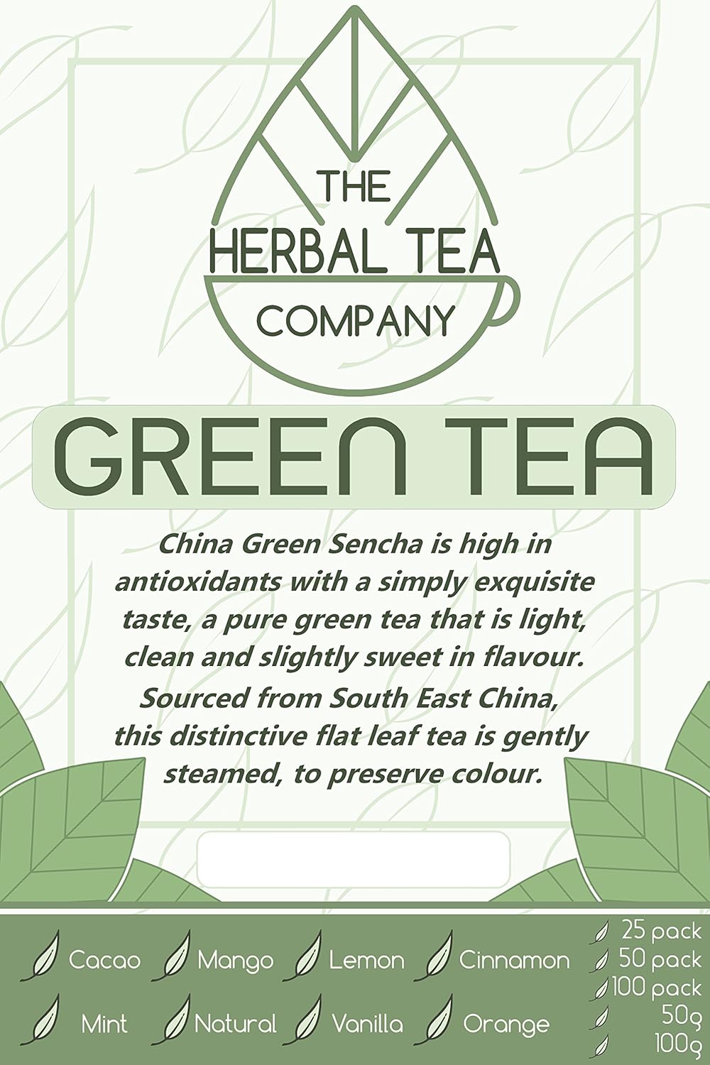 Hydrangea Root Green Tea Blend Tea Bags With Mint Flavour