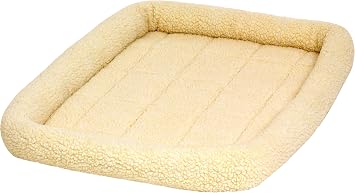 Pet Lodge Fleece Pet Bed | Crate Pad | Machine Washable Dog Bed | Easily Storable