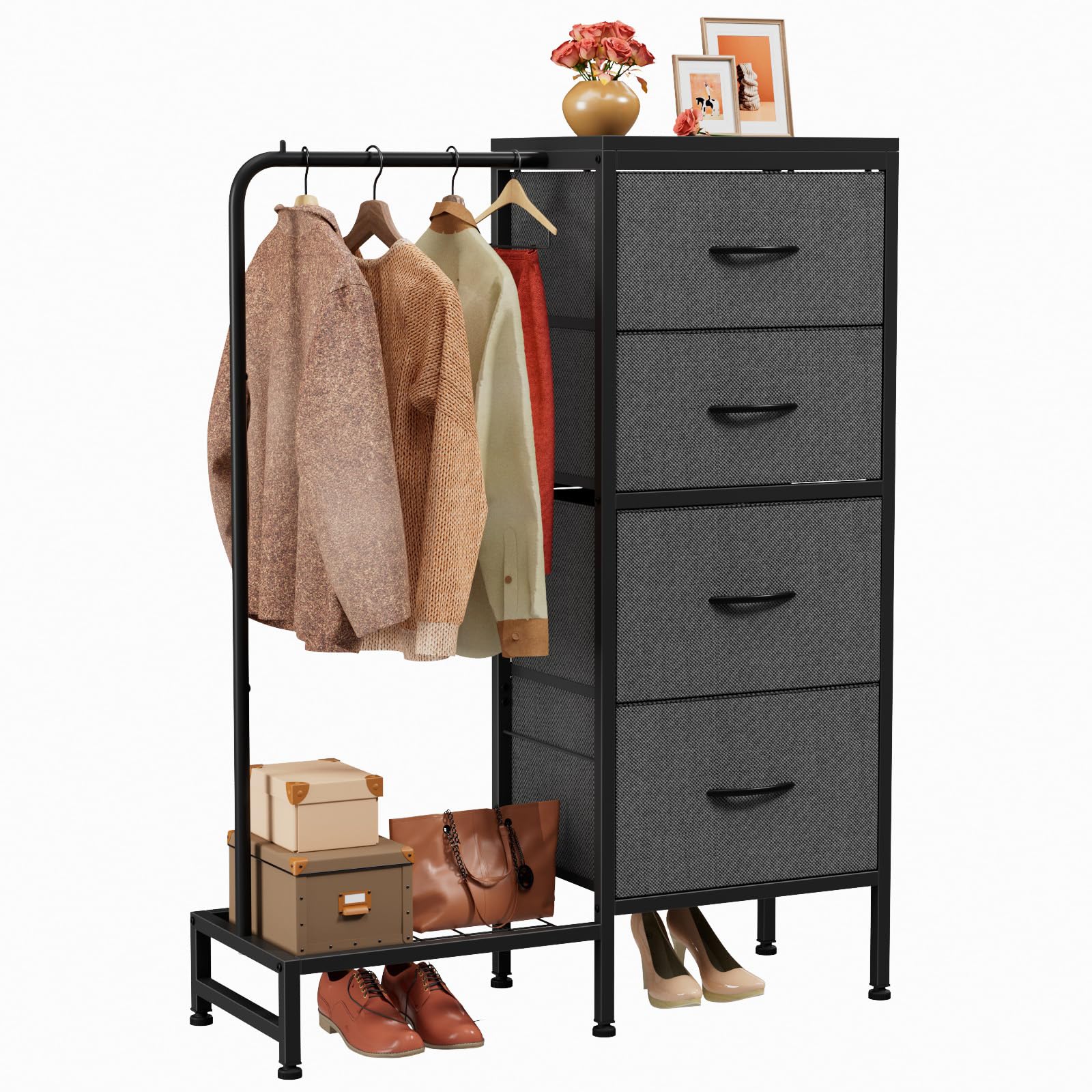 美品】総桐 ハンガーラック 2個セット 衣装箱 衣装ケース 縦型 すきま