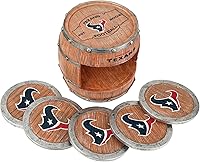 Vista 70 de NFL Team Logo 5-Pack Barrel Beverage Drink Coaster Set