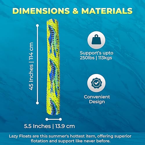 Miniatura 3 de VOS Mega Foam - Flotador de agua para exteriores, redondo, grande, redondo, paquete individual