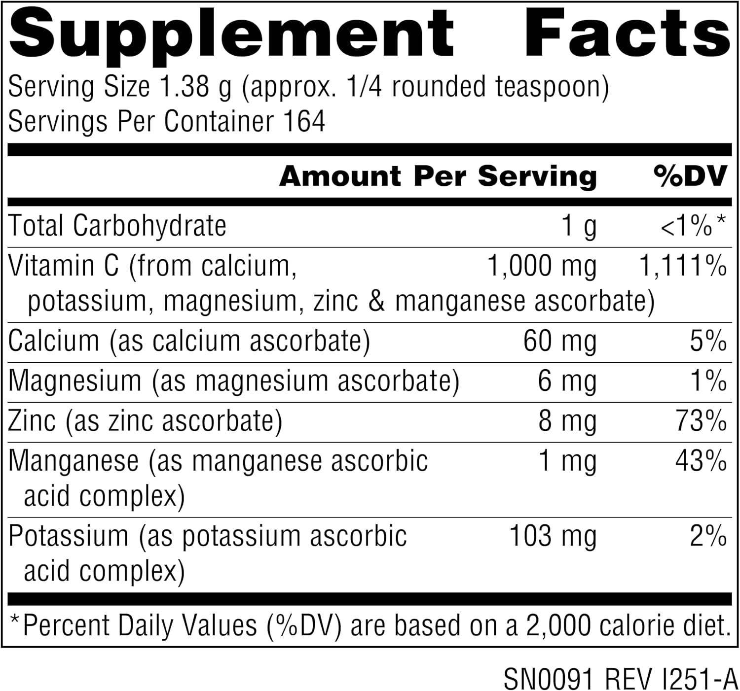 Source Naturals Ultimate Ascorbate C, 8 oz - Powder